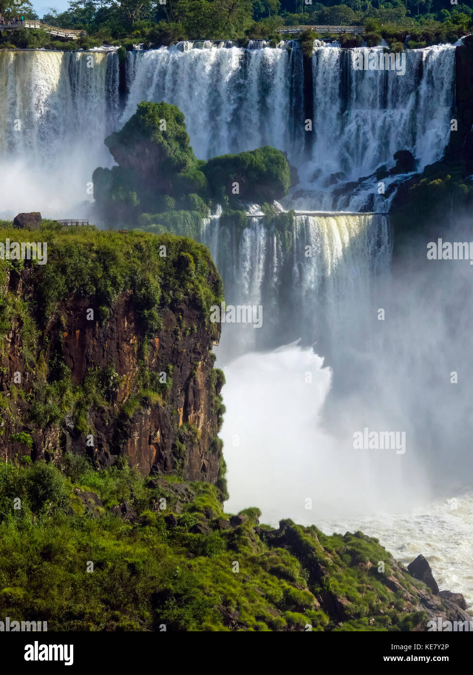 Die Iguazu Wasserfälle, Iguazu National Park; Argentinien Stockfoto