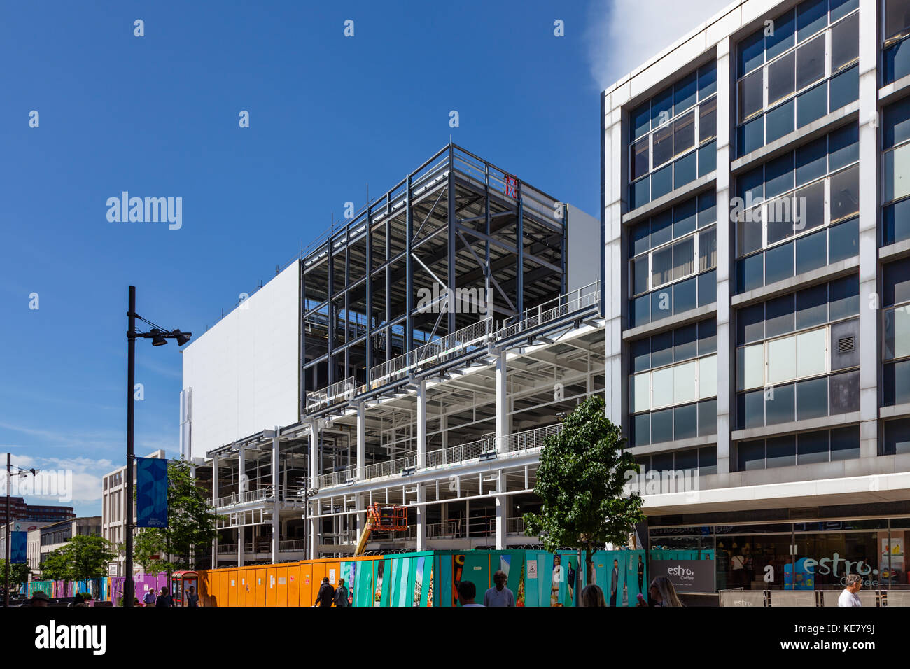 Bau des Lichts Kino, Juli 2016, das Moor, Sheffield, Großbritannien Stockfoto