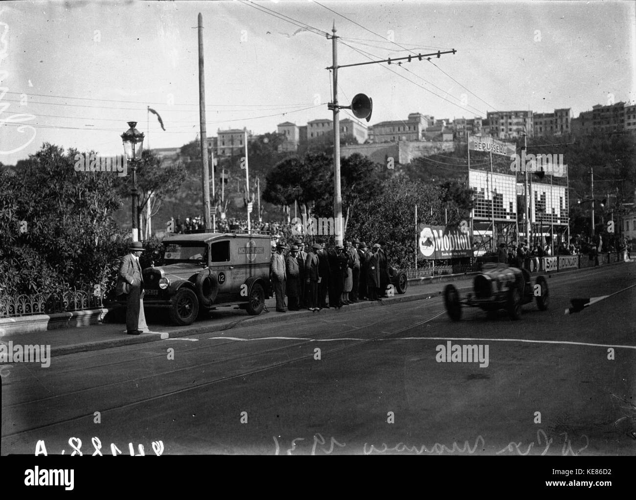 Louis Chiron gewann den Grand Prix von Monaco 1931 Stockfoto