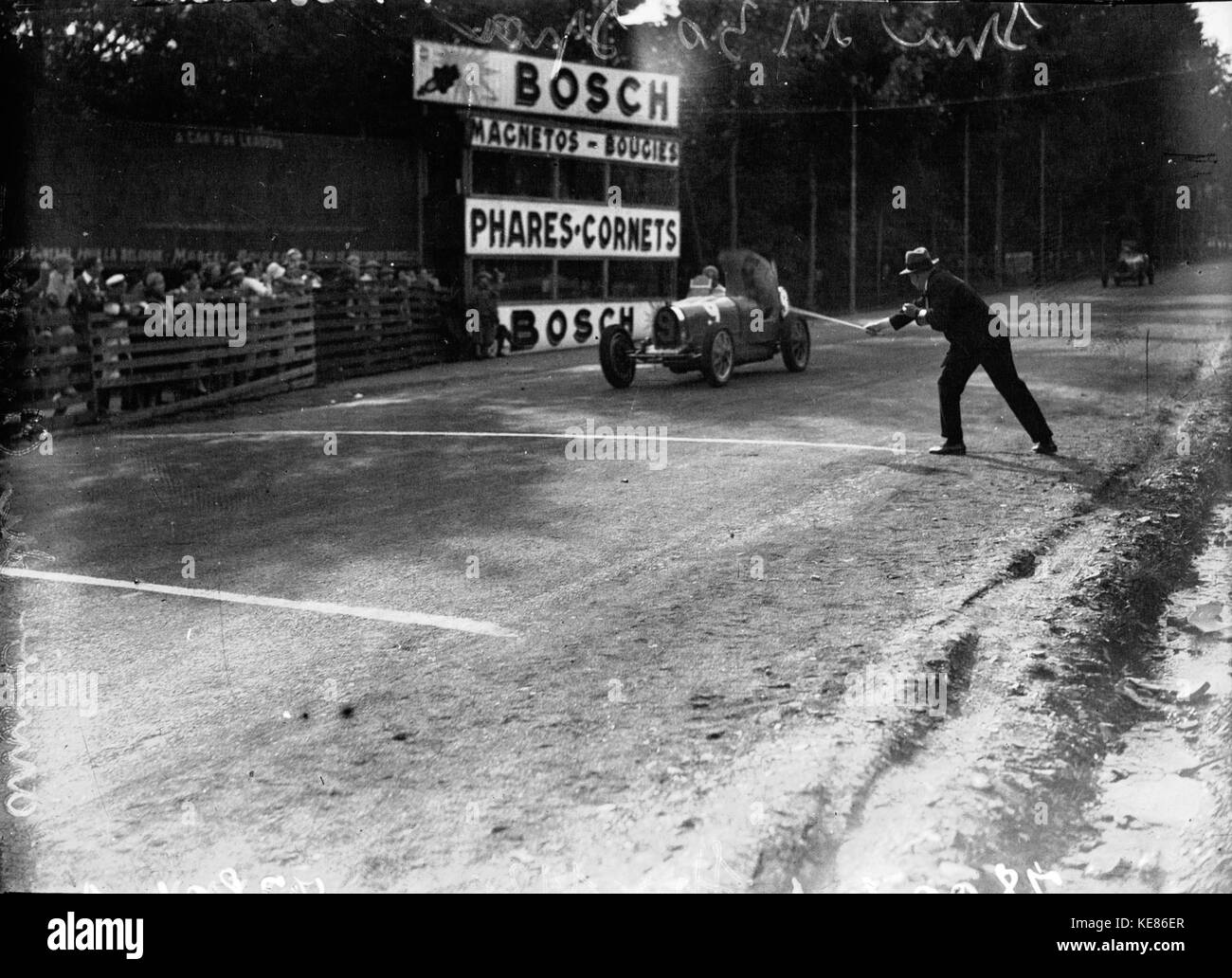 Louis Chiron gewann den Grand Prix von Belgien 1930 Stockfoto