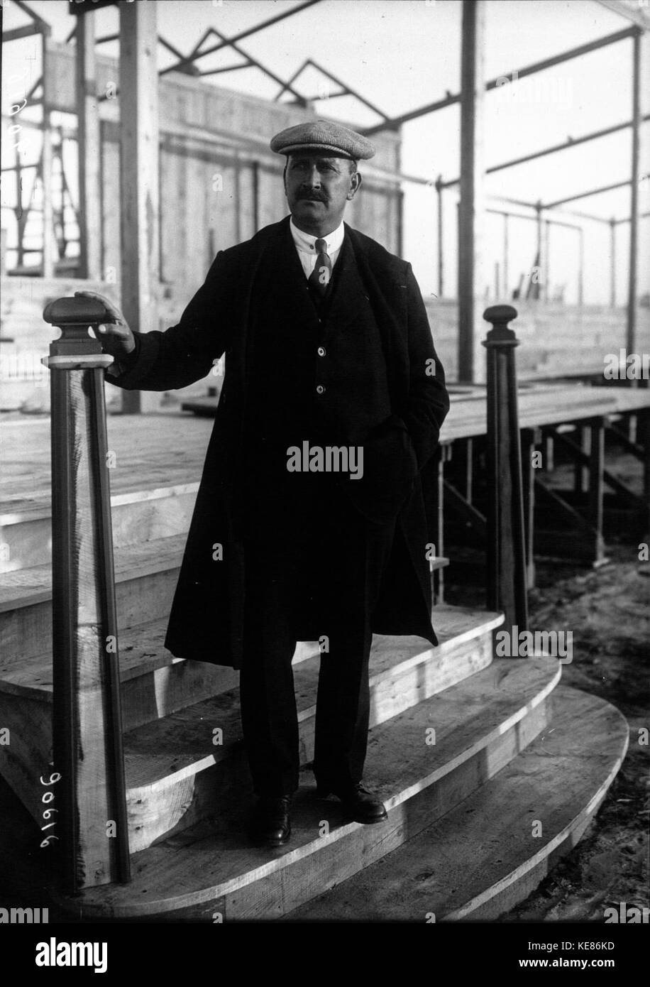 Veranstalter Sautin beim Grand Prix von Frankreich 1921 Stockfoto