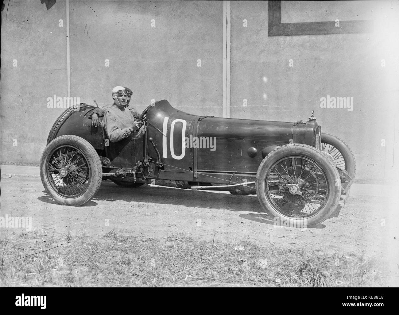 Henry Segrave beim Grand Prix von Frankreich 1921 (2) Stockfoto