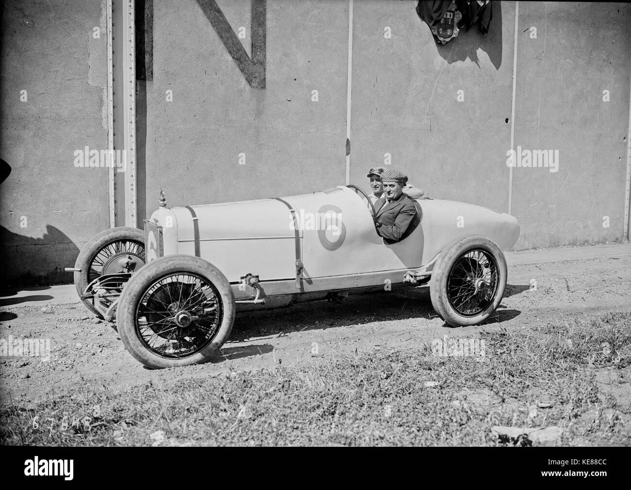 Albert Guyot beim Grand Prix von Frankreich 1921 (3) Stockfoto