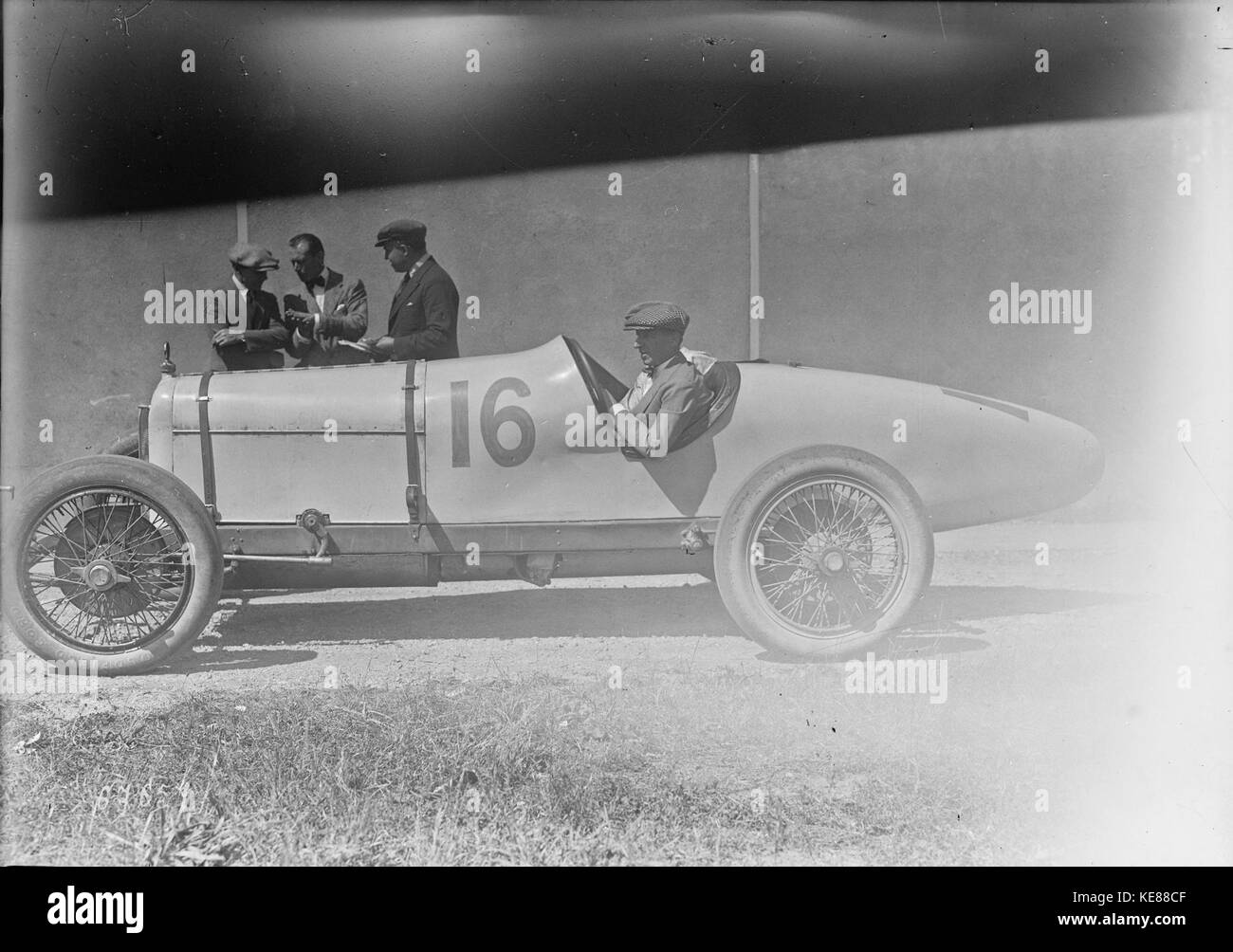 Joe Boyer beim Grand Prix von Frankreich 1921 (2) Stockfoto