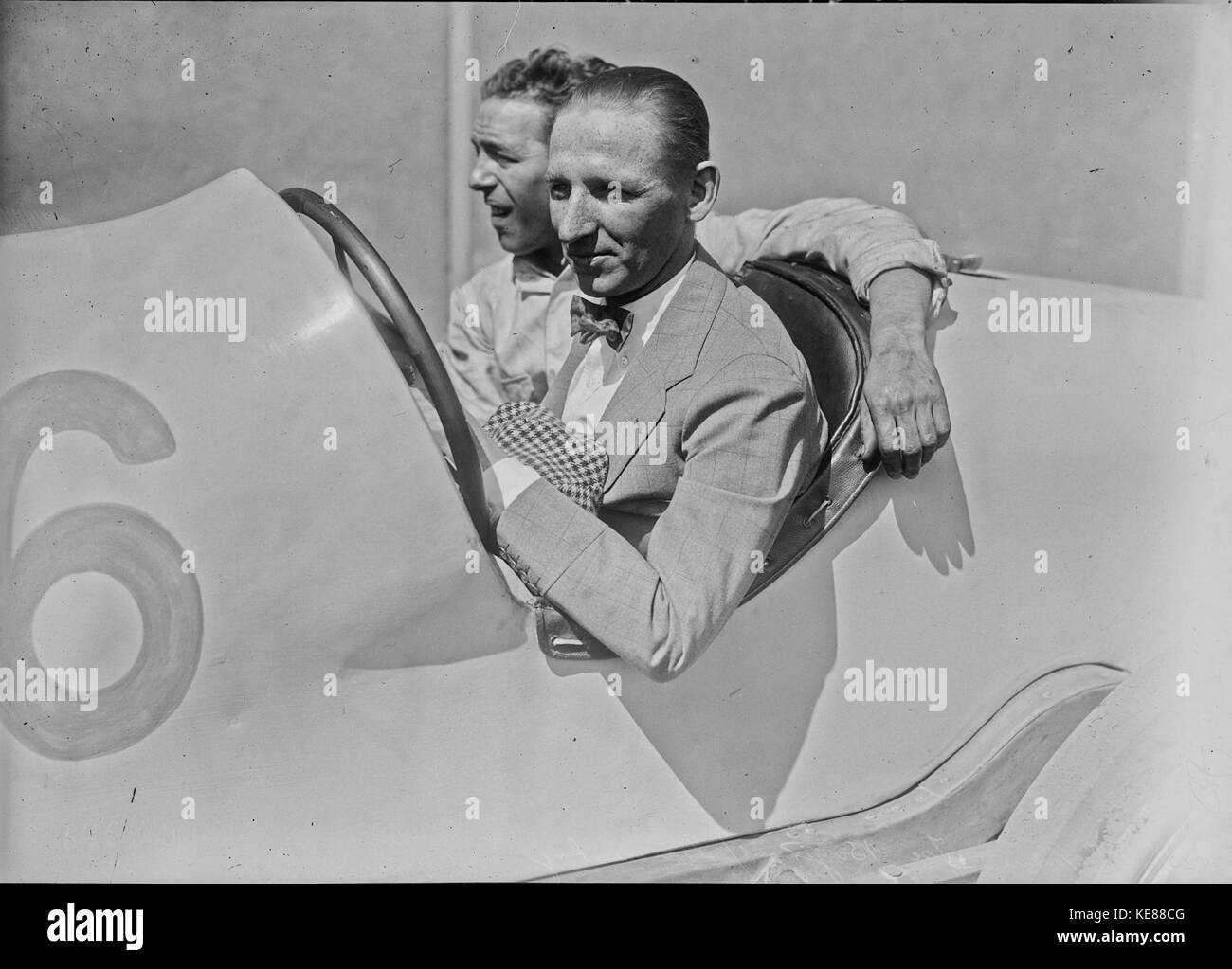 Joe Boyer beim Grand Prix von Frankreich 1921 (3) Stockfoto