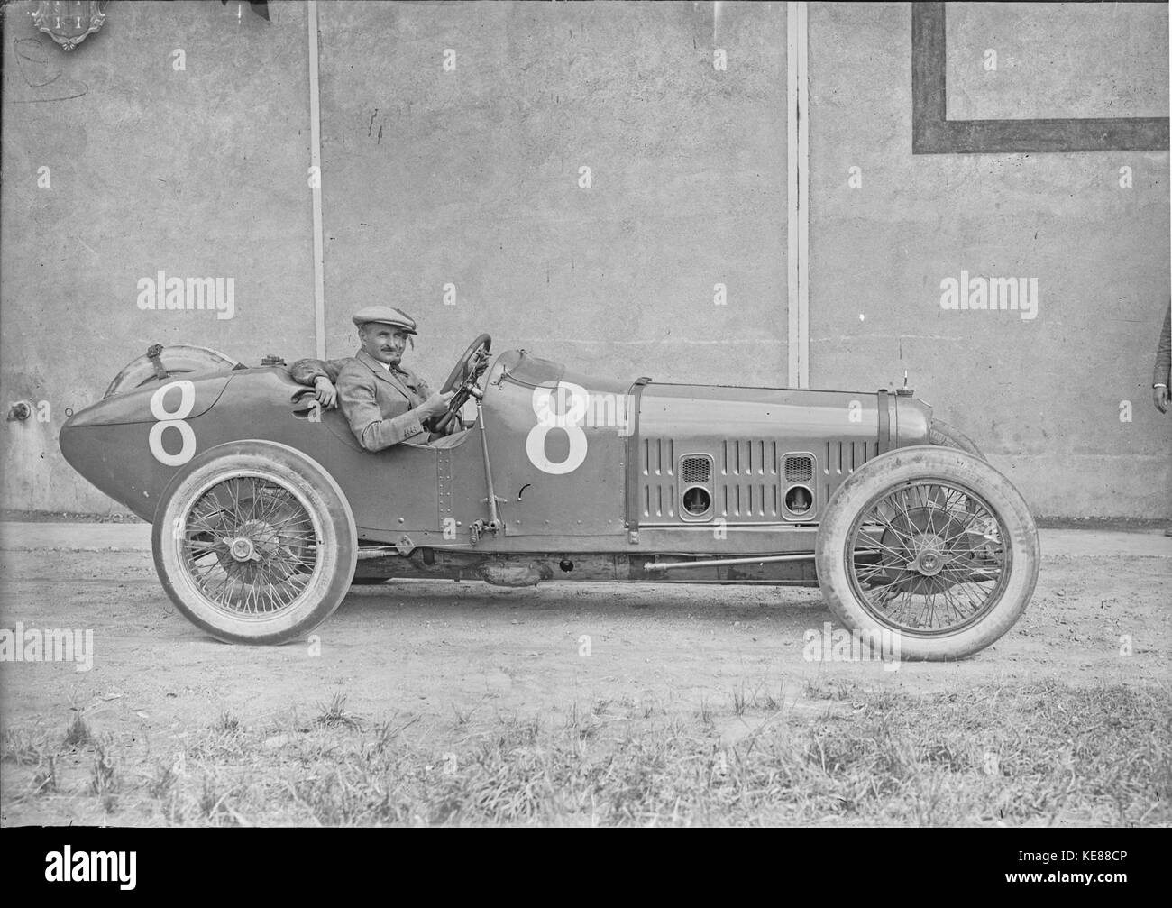 Jean Chassagne beim Grand Prix von Frankreich 1921 (3) Stockfoto