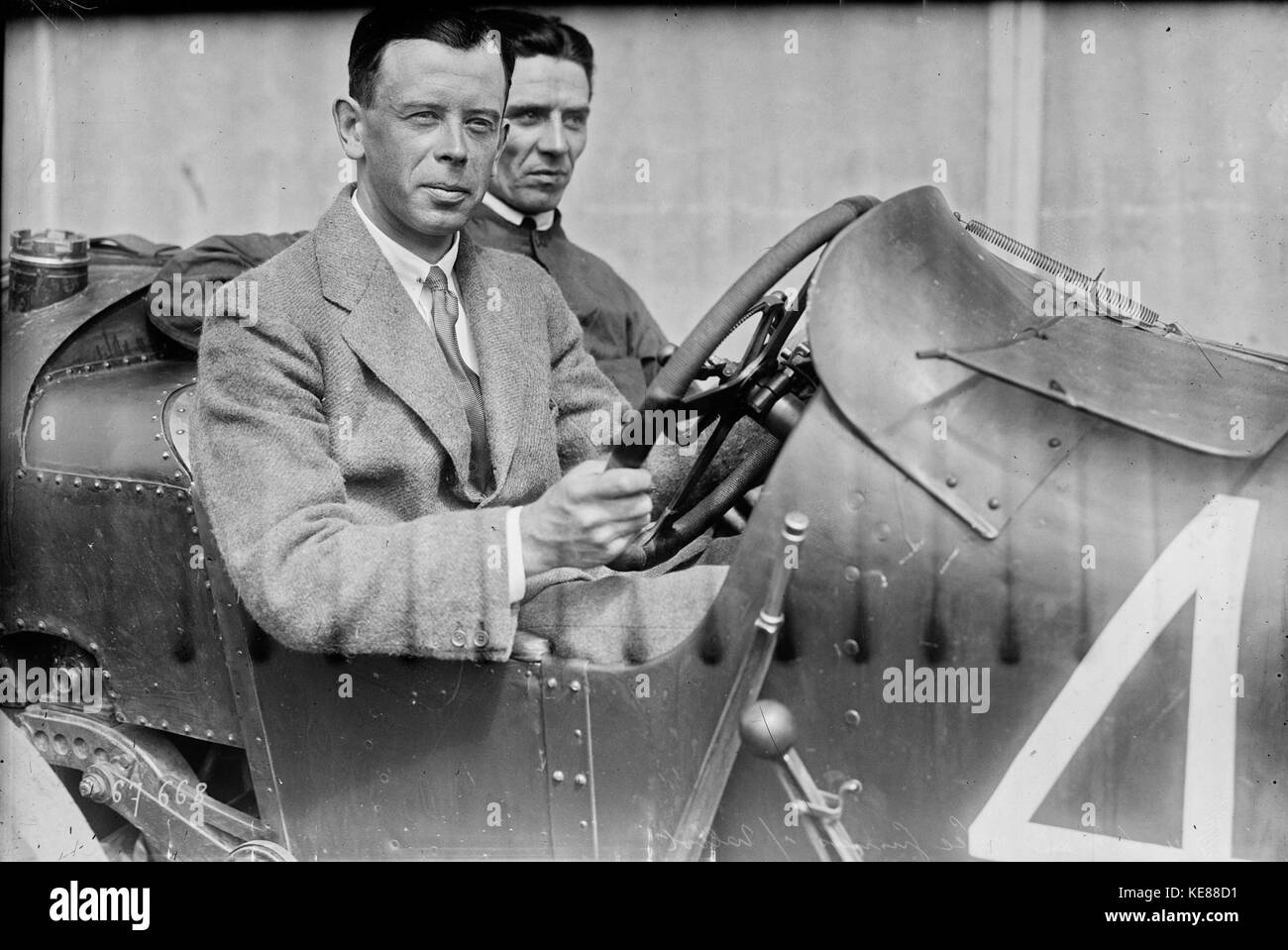 Kenelm Lee Guinness beim Grand Prix von Frankreich 1921 (2) Stockfoto