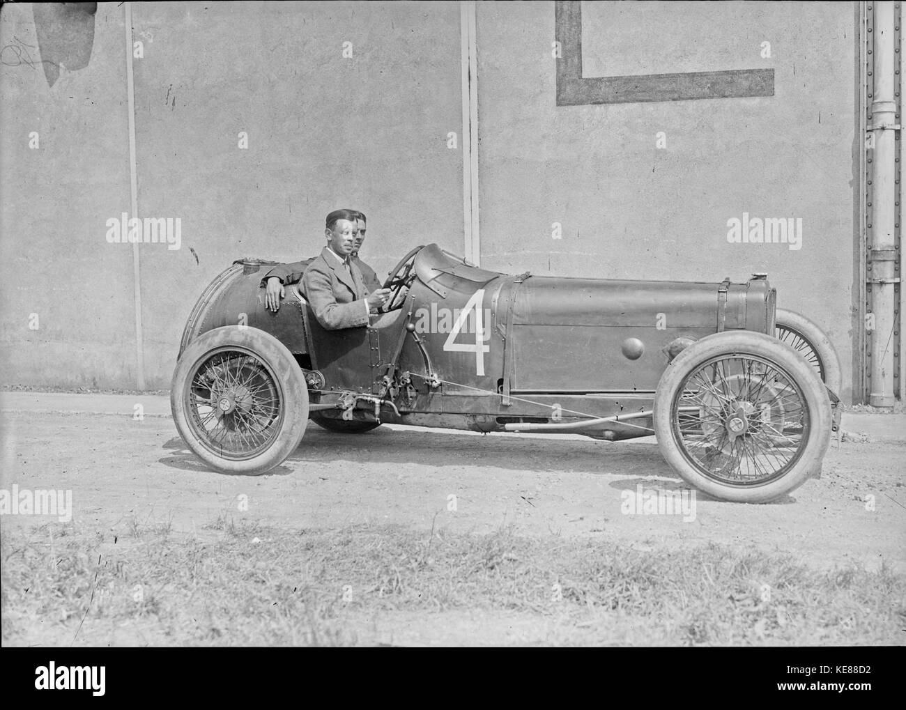 Kenelm Lee Guinness beim Grand Prix von Frankreich 1921 Stockfoto
