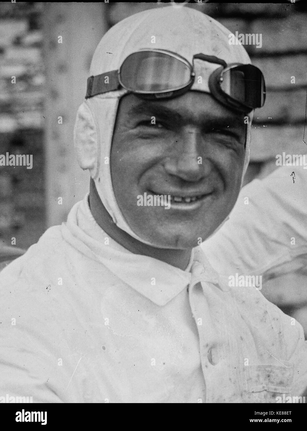 Ralph DePalma beim Grand Prix von Frankreich 1921 (7/8) Stockfoto