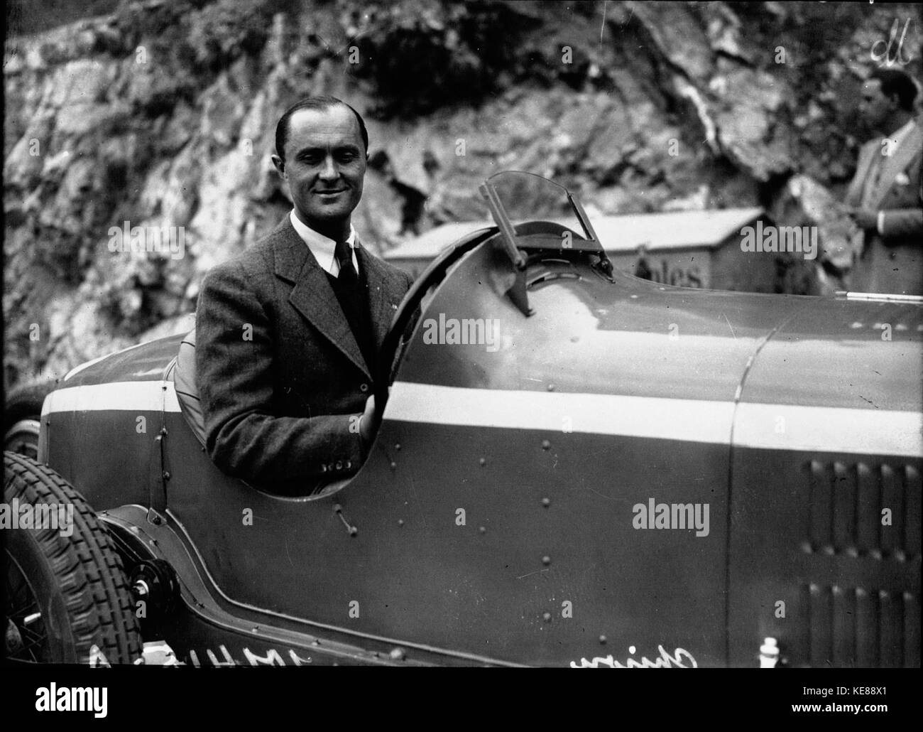Louis Chiron in Monte Carlo 1933 Stockfoto