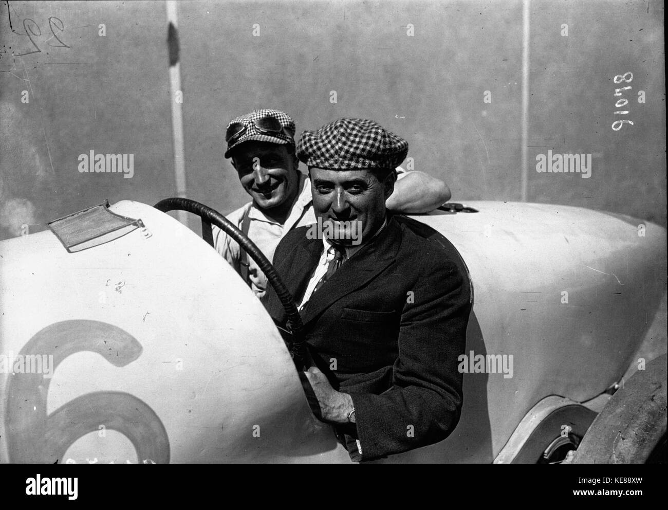 Albert Guyot beim Grand Prix von Frankreich 1921 (5) Stockfoto