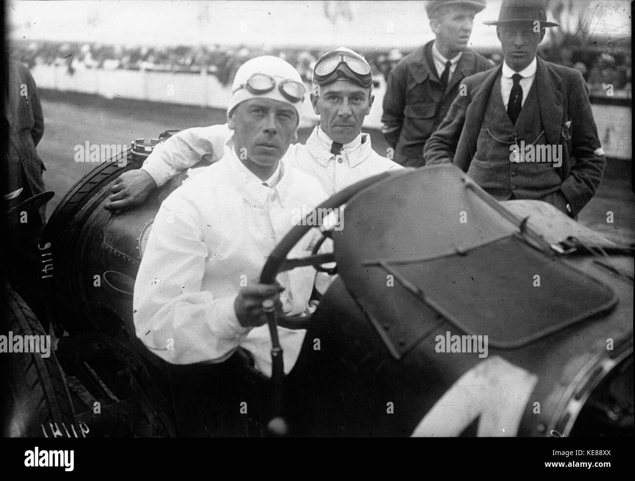 Kenelm Lee Guinness beim Grand Prix von Frankreich 1921 (3) Stockfoto