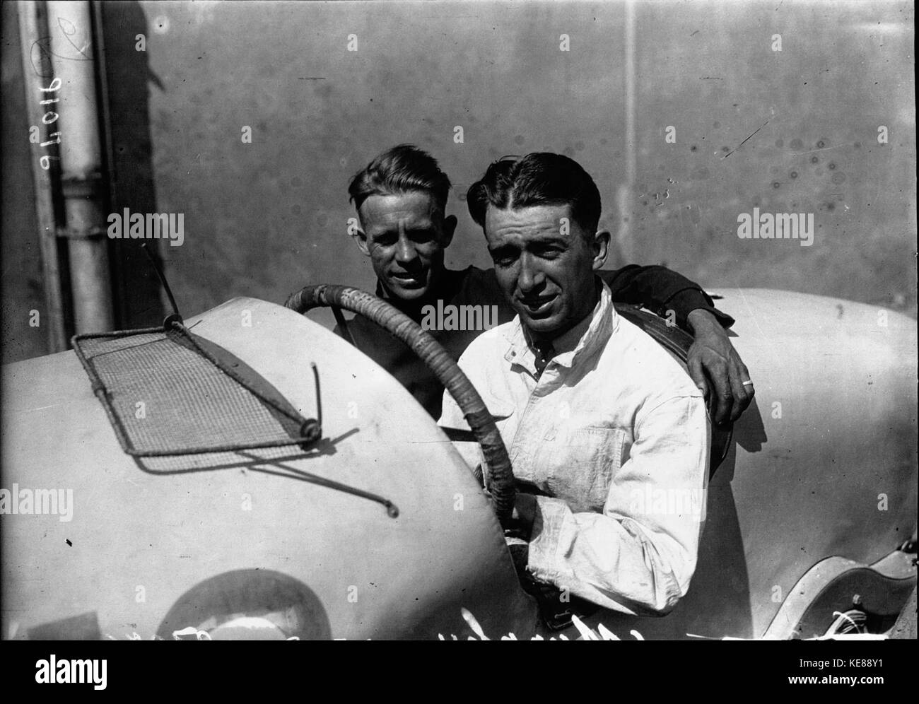 Jimmy Murphy beim Grand Prix von Frankreich 1921 (2) Stockfoto