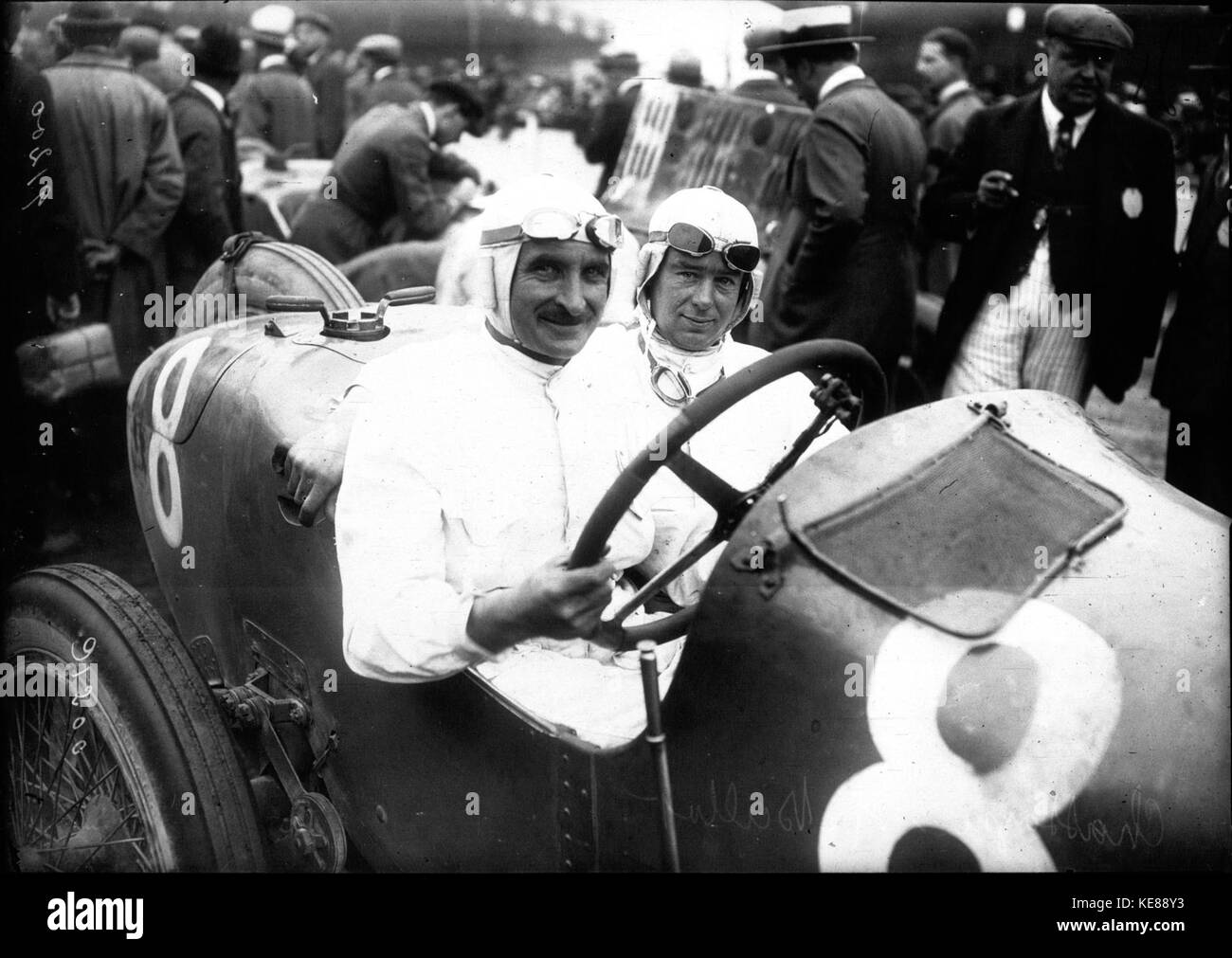 Jean Chassagne beim Grand Prix von Frankreich 1921 (4) Stockfoto