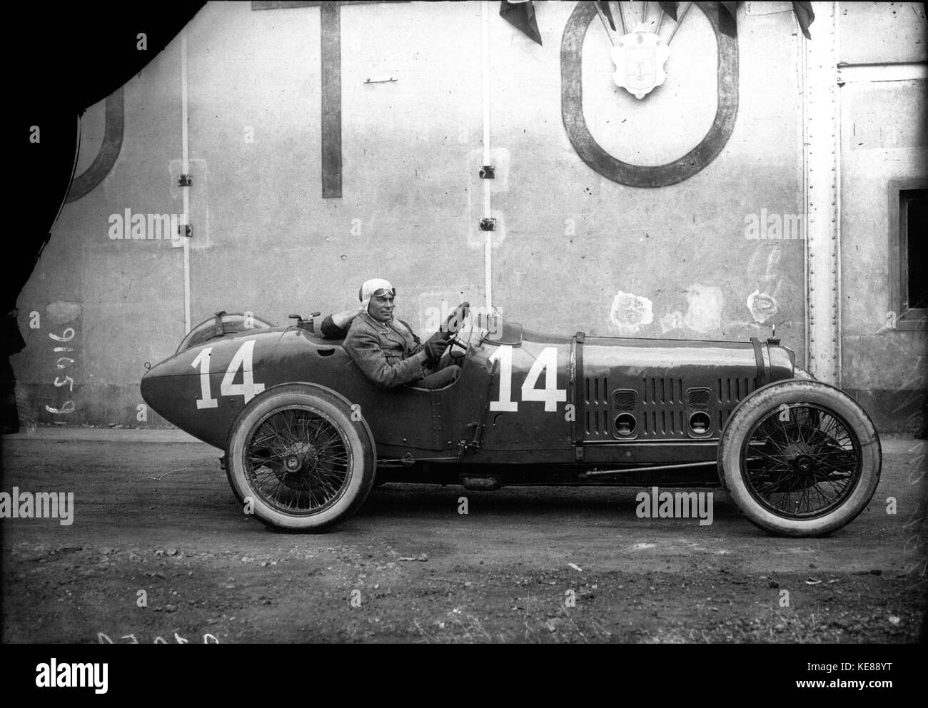 Louis Wagner beim Grand Prix von Frankreich 1921 (2) Stockfoto