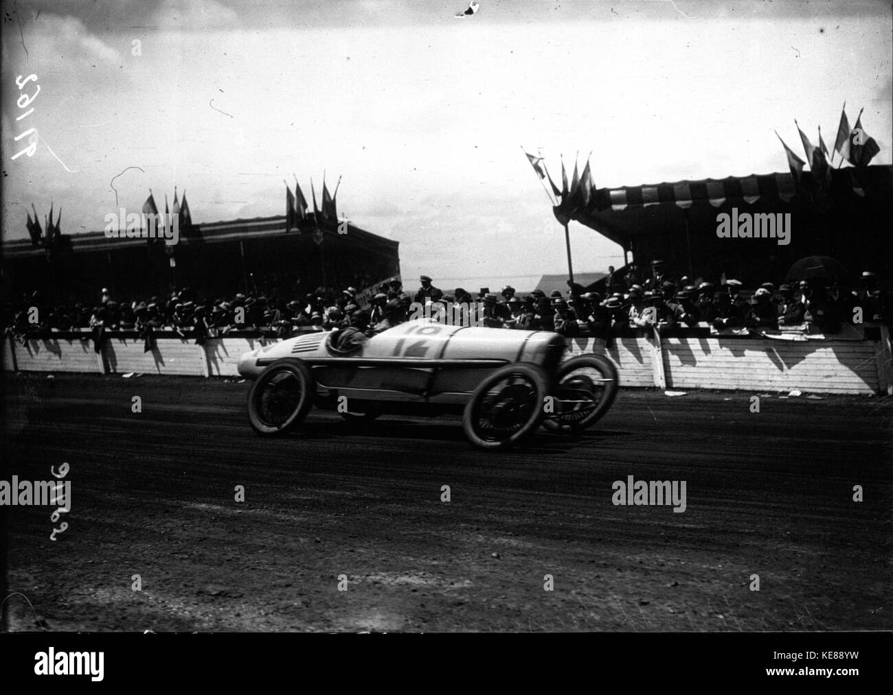 Jimmy Murphy beim Grand Prix von Frankreich 1921 (5) Stockfoto