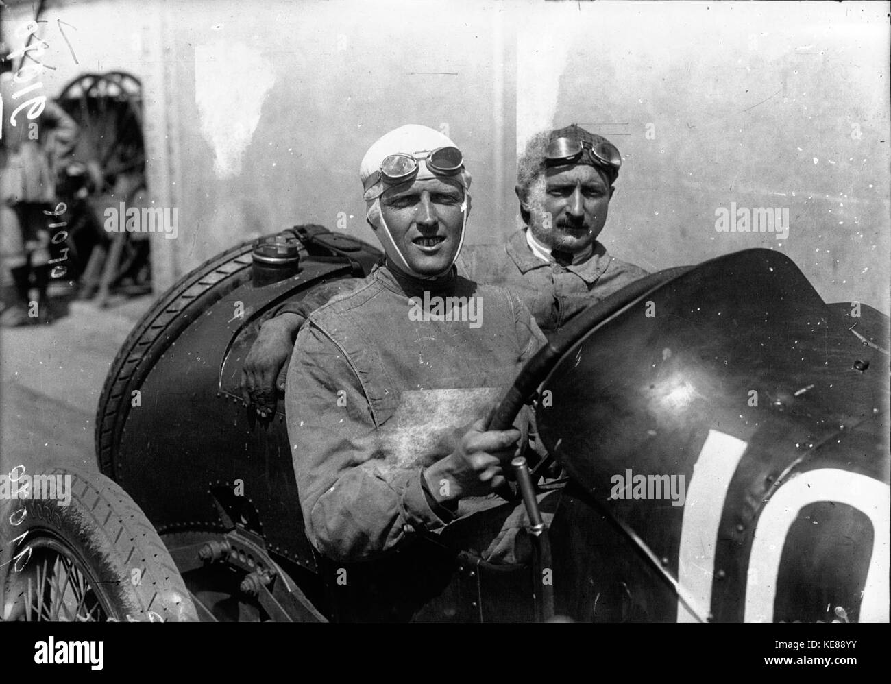 Henry Segrave beim Grand Prix von Frankreich 1921 (3) Stockfoto