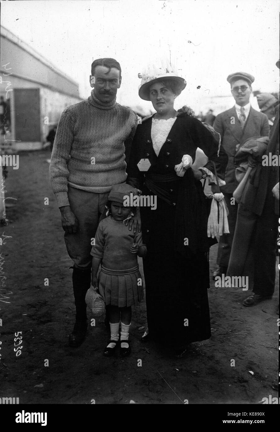 Louis Wagner beim Grand Prix von Frankreich 1914 (6) Stockfoto
