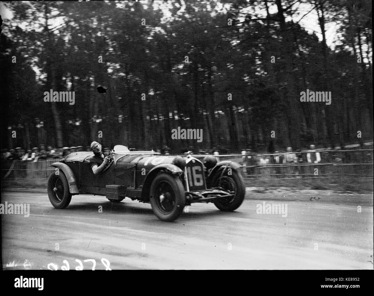 Alfa Romeo 16 von Birkin und Howe an der 1931 24 Stunden von Le Mans Stockfoto
