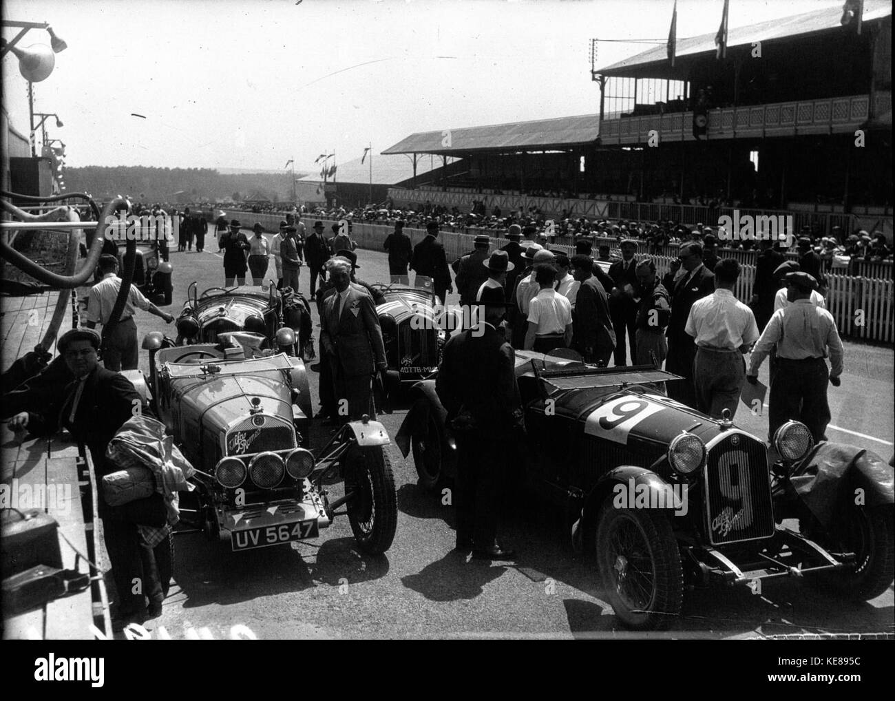 Raster im 1932 24 Stunden von Le Mans Stockfoto