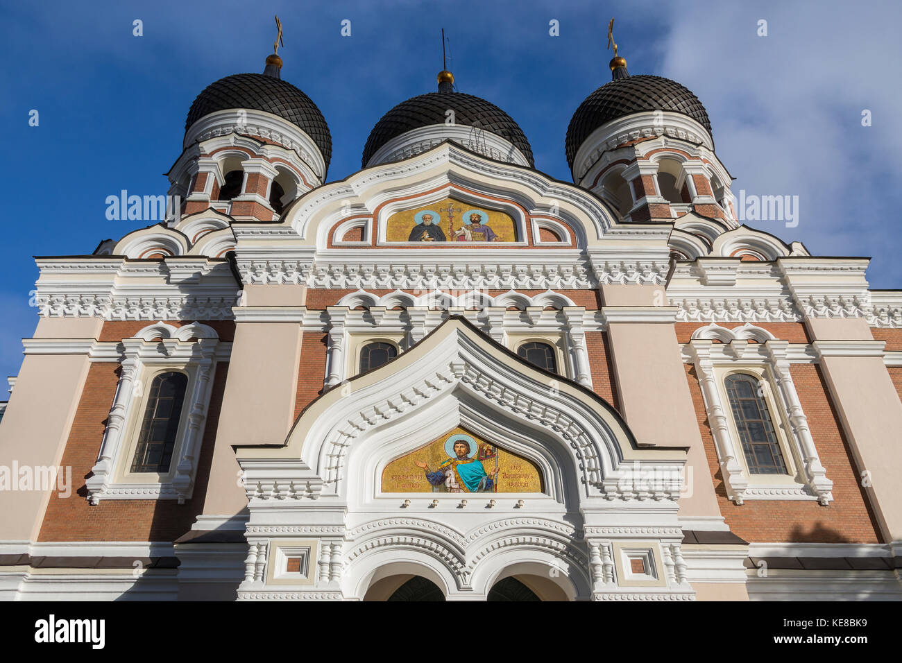 Die Alexander-Newski-Kathedrale auf der Toompea Hügel in der Altstadt von Tallinn in Estland. einer orthodoxen Kirche in der russischen Revival Stil zwisch gebaut Stockfoto