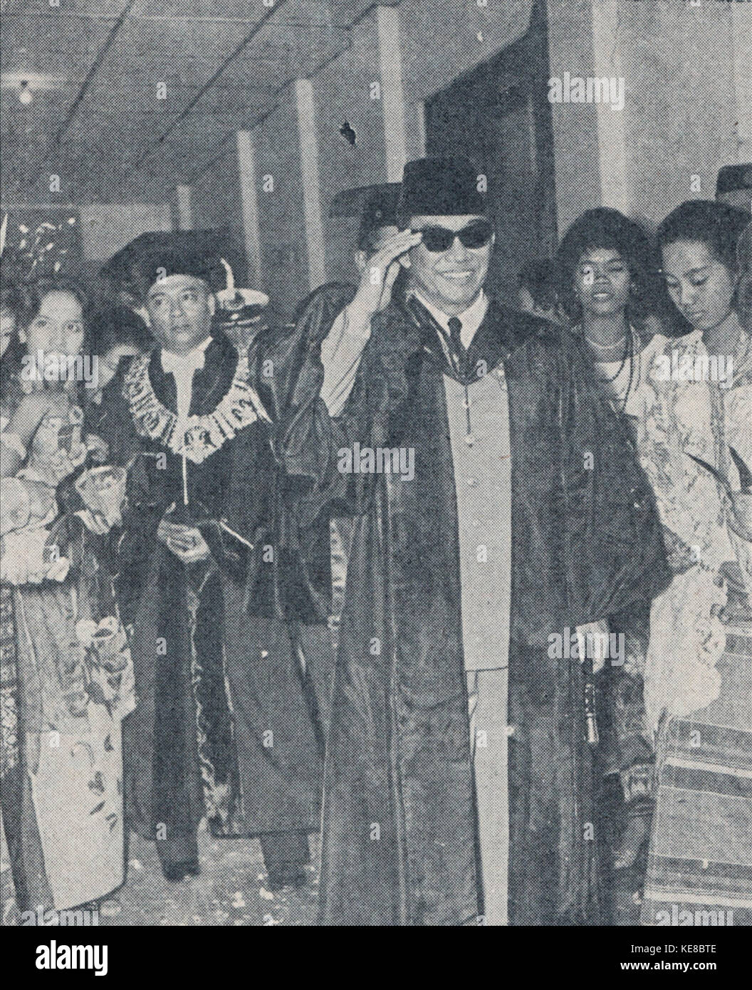 Sukarno Empfang ehrenamtlicher PHD, Bung Karno Penjambung Lidah Rakjat 250 Stockfoto