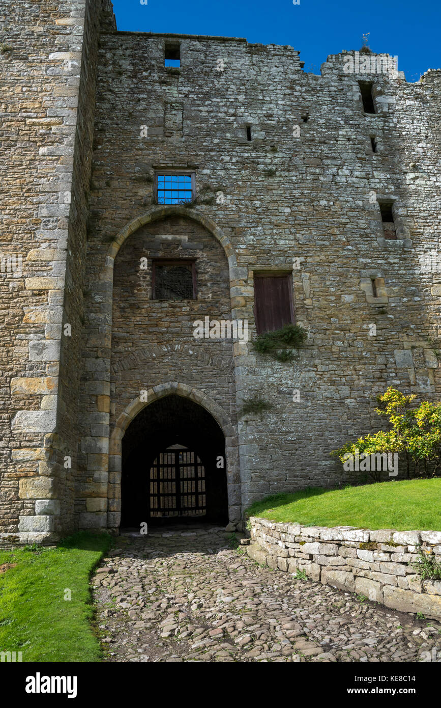 Bolton Castle in Wensleydale, North Yorkshire, England. Stockfoto