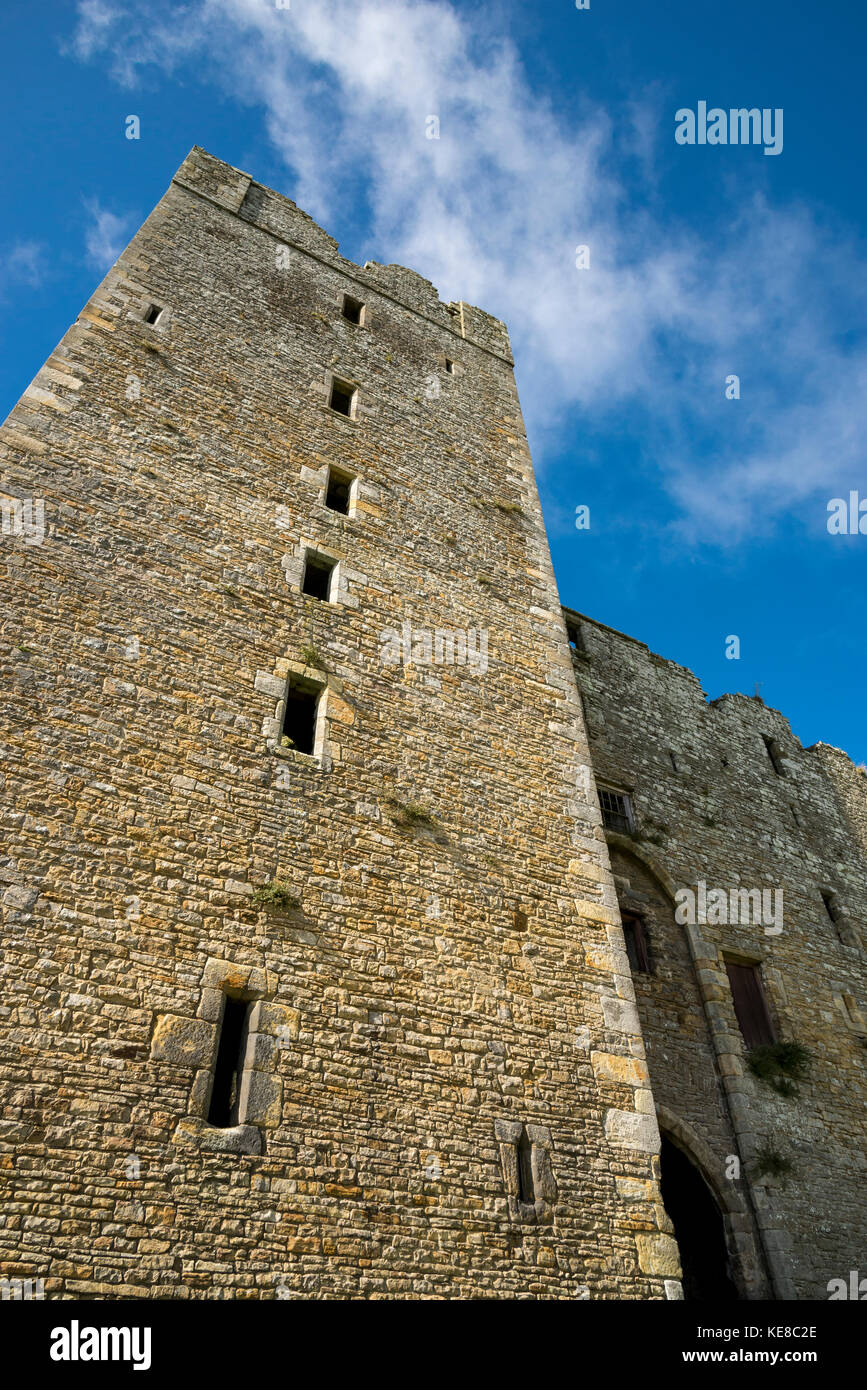 Bolton Castle in Wensleydale, North Yorkshire, England. Stockfoto