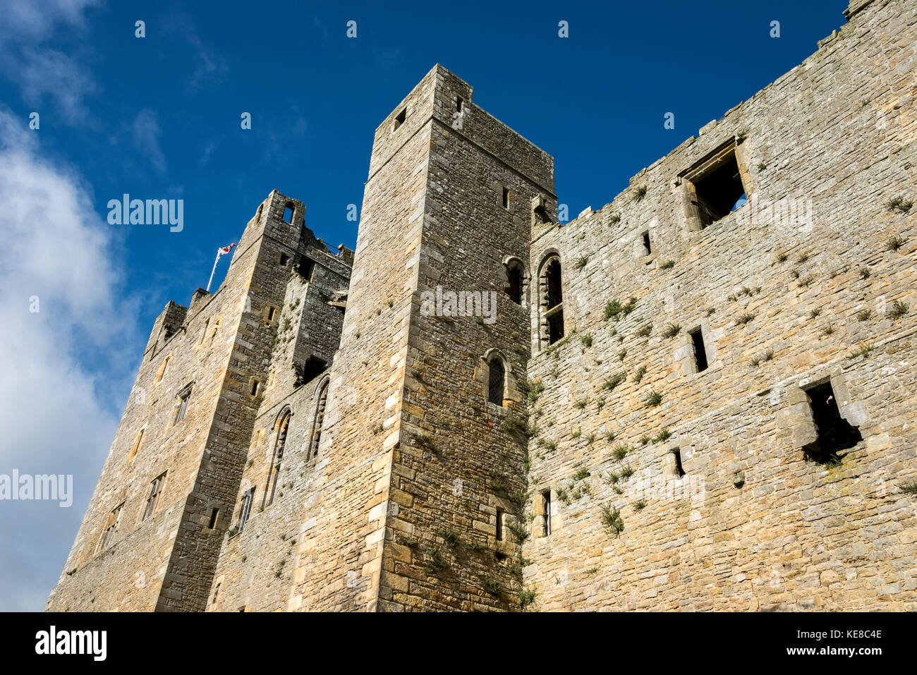 Bolton Castle in Wensleydale, North Yorkshire, England. Stockfoto