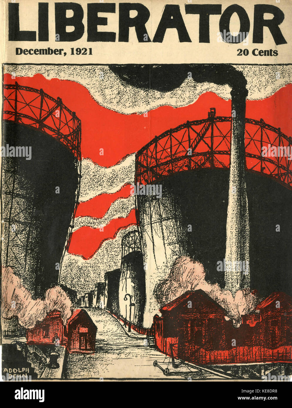 V4n 12 Dez 1921 Befreier hrcover Stockfoto