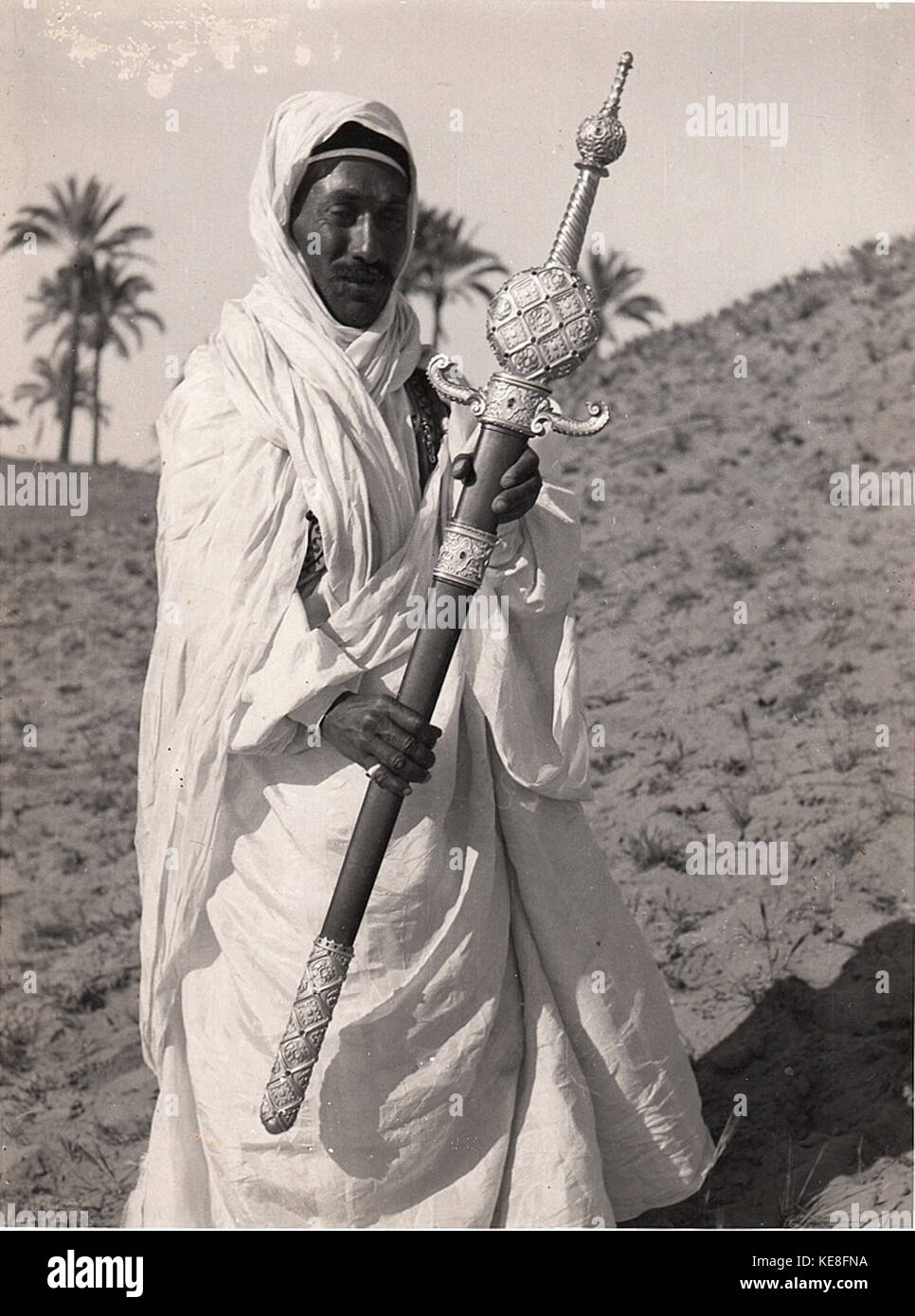 Mussolini Schwert des Islam Stockfoto