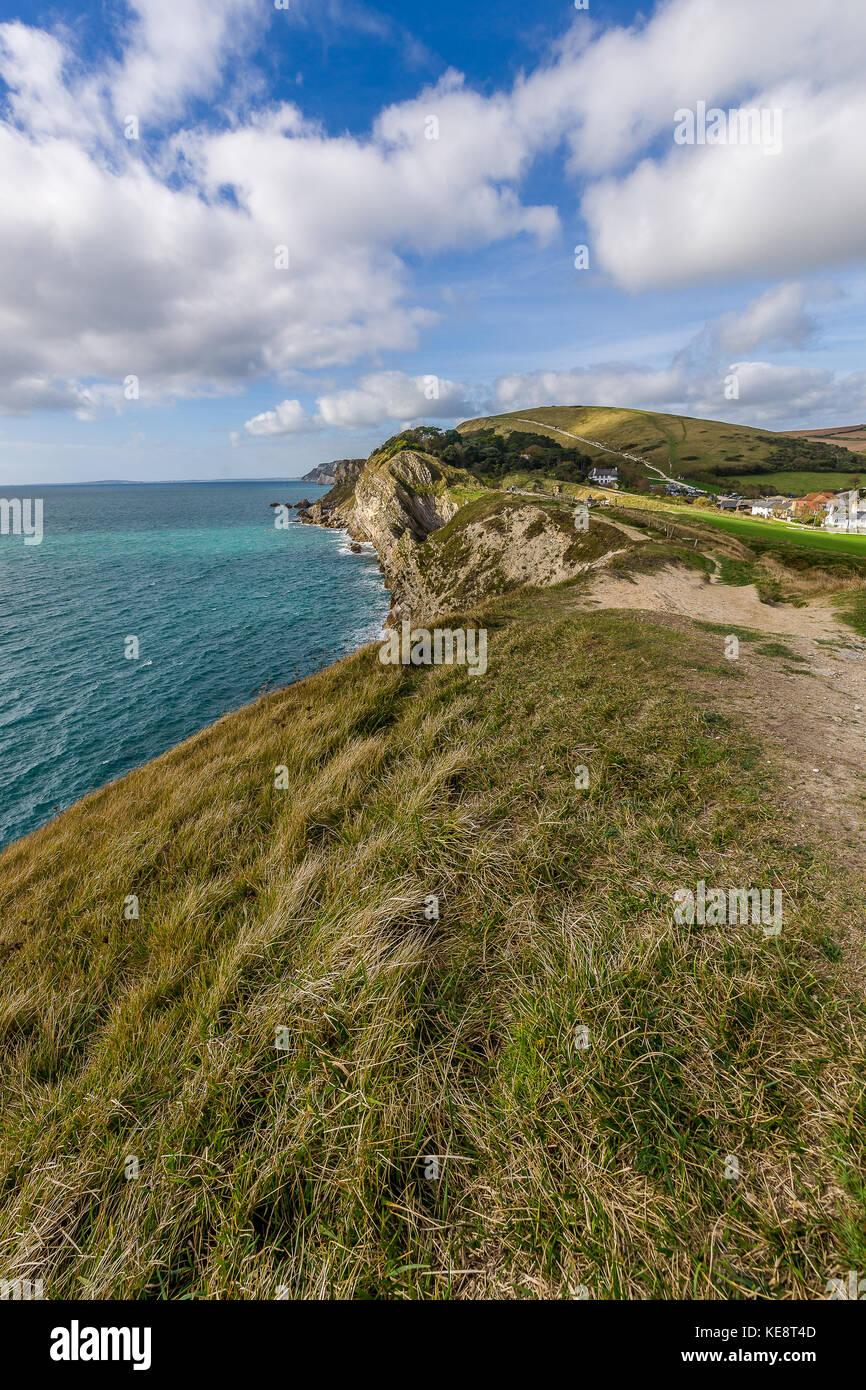 Lulworth Cove, auf der Jurassic Küste, Dorset, Großbritannien Stockfoto