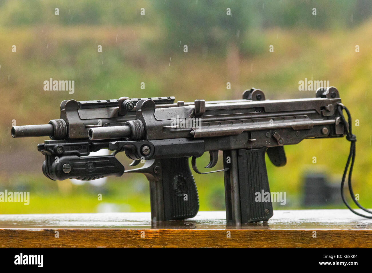 Maschinenpistole Glauberyt PM-84 wz 1984 9 x 19 PARA Stockfoto