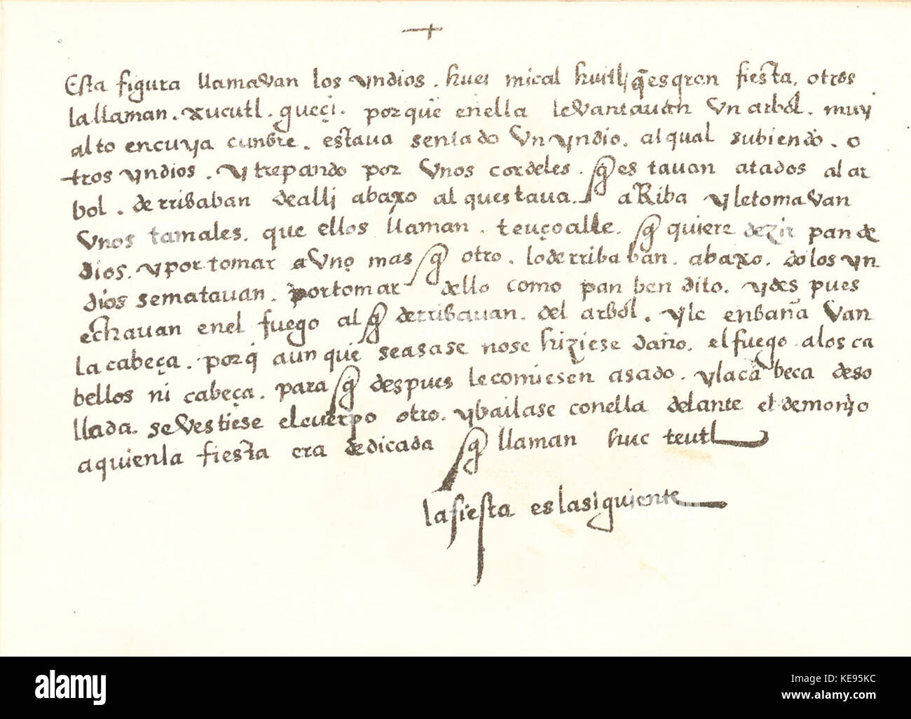 Folio 37v des Codex Magliabechiano, eine wichtige präkolumbische Handschrift, enthält aztekische Schriften und Illustrationen. Diese Seite zeigt die komplizierte Kunstfertigkeit und kulturelle Bedeutung der aztekischen Zivilisation. Stockfoto
