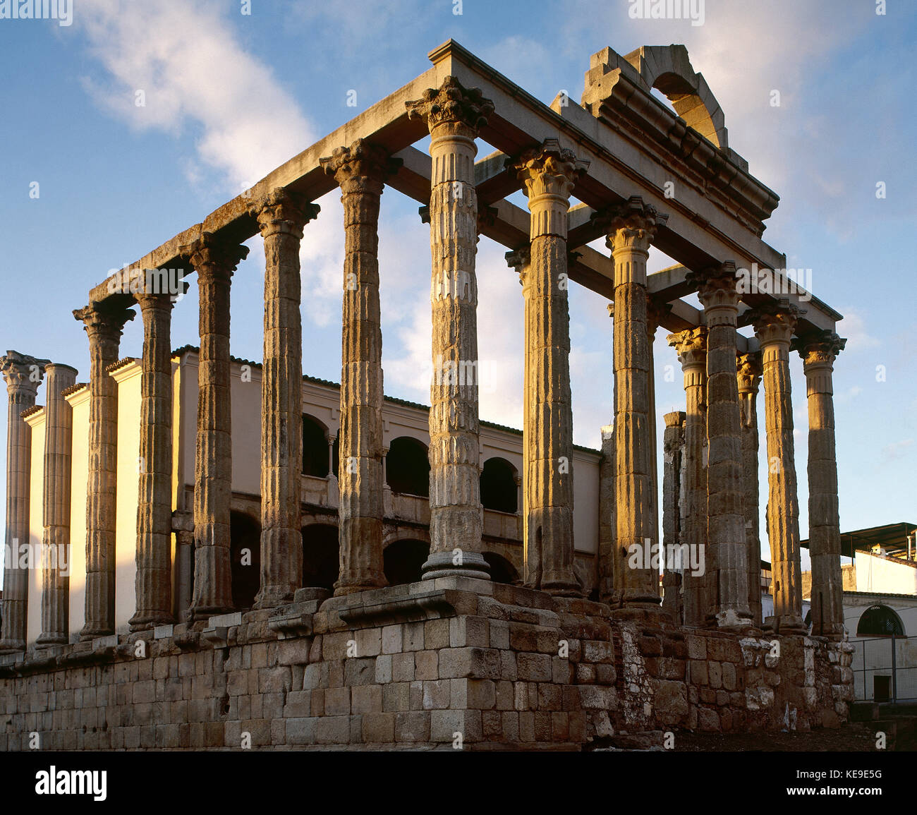 Tempel der Diana in die römische Kolonie Emerita Augusta (heute Merida) Stockfoto