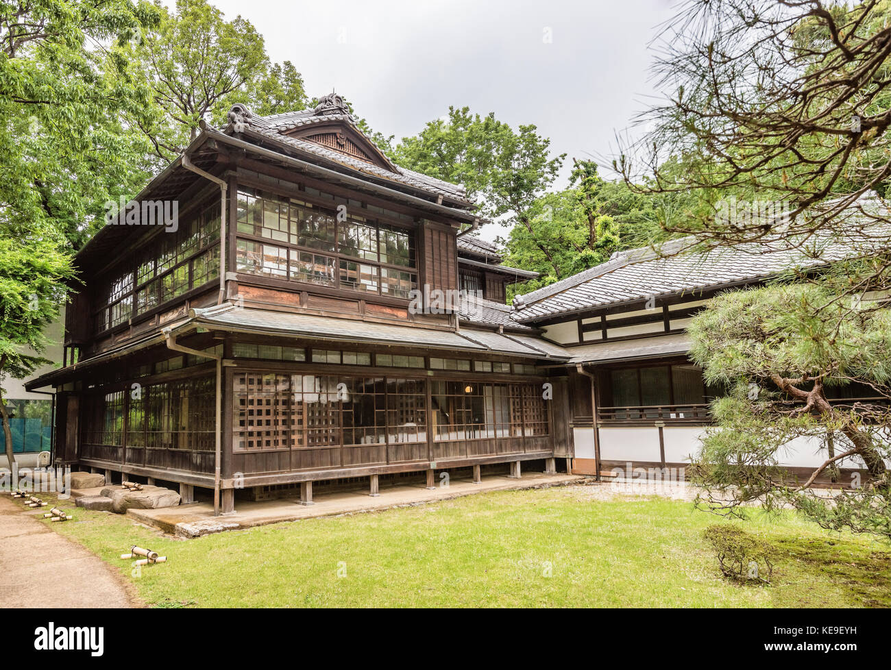 Haus von Korekiyo Takahashi im Edo Tokyo Open Air Architectural Museum, Tokio, Japan Stockfoto