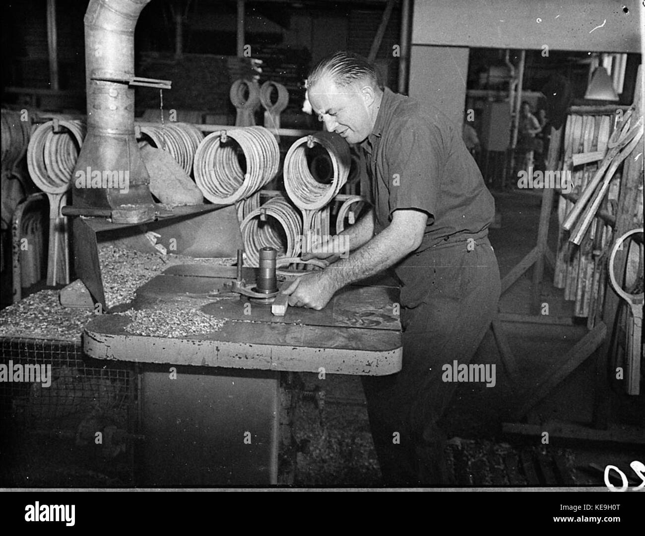 37360 Dunlop Tennis factory Beverly Hills Stockfoto