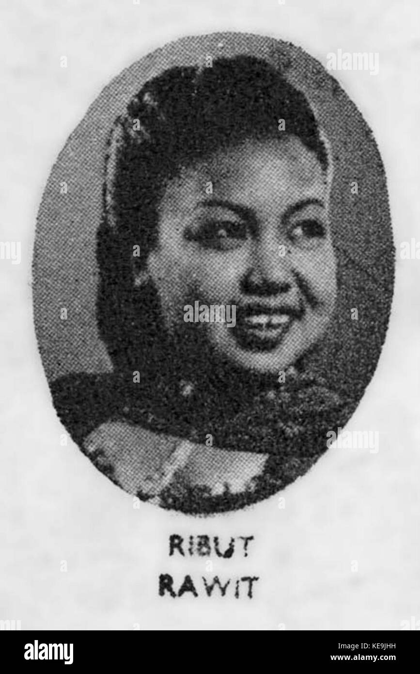 Ribut Rawit, Bintang Surabaja 1951 Flyer Stockfoto