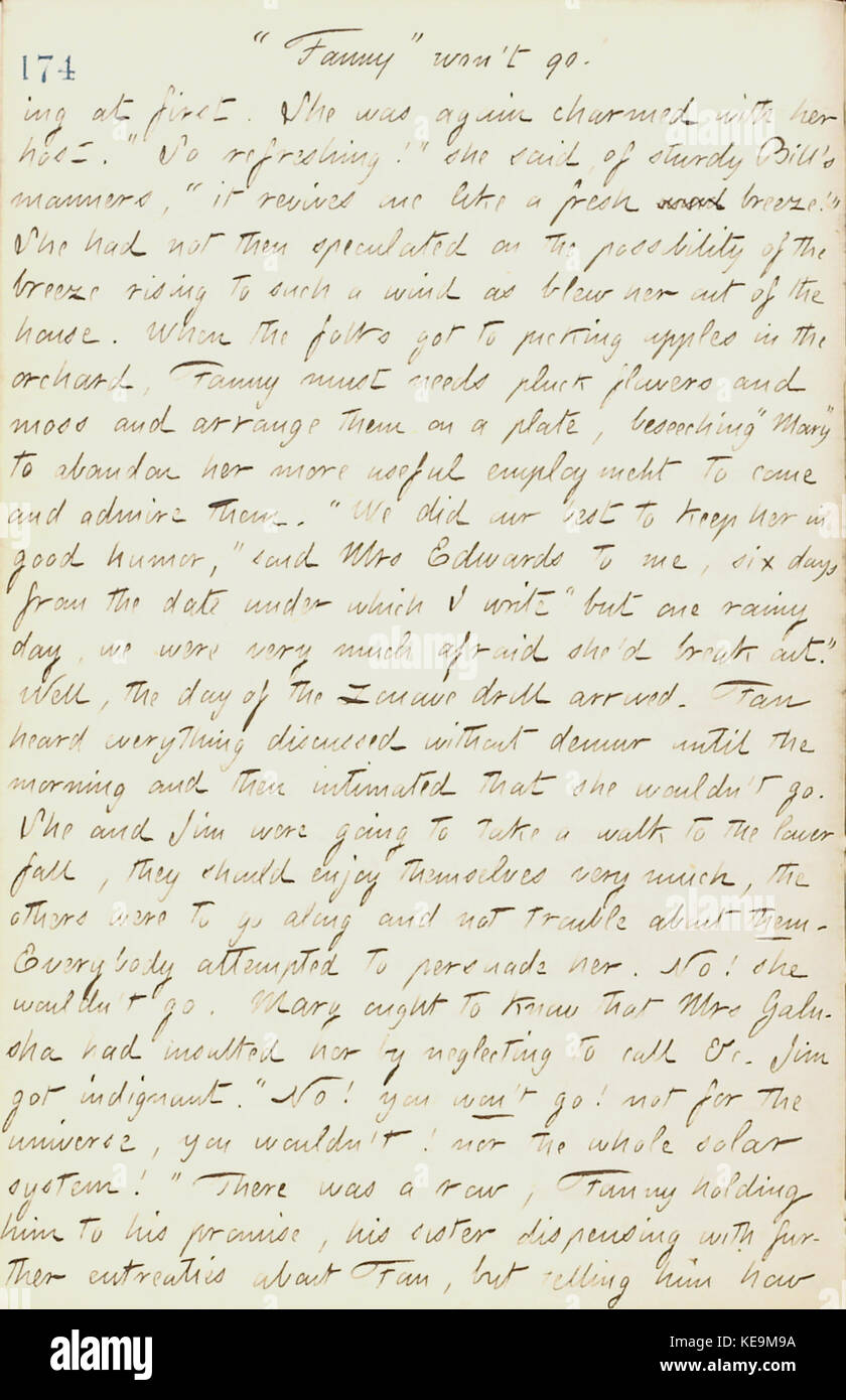 Band 17 der Tagebücher von Thomas Butler Gunn mit Einträgen vom 18. September 1861, die persönliche Einblicke in das Leben im 19. Jahrhundert geben. Stockfoto