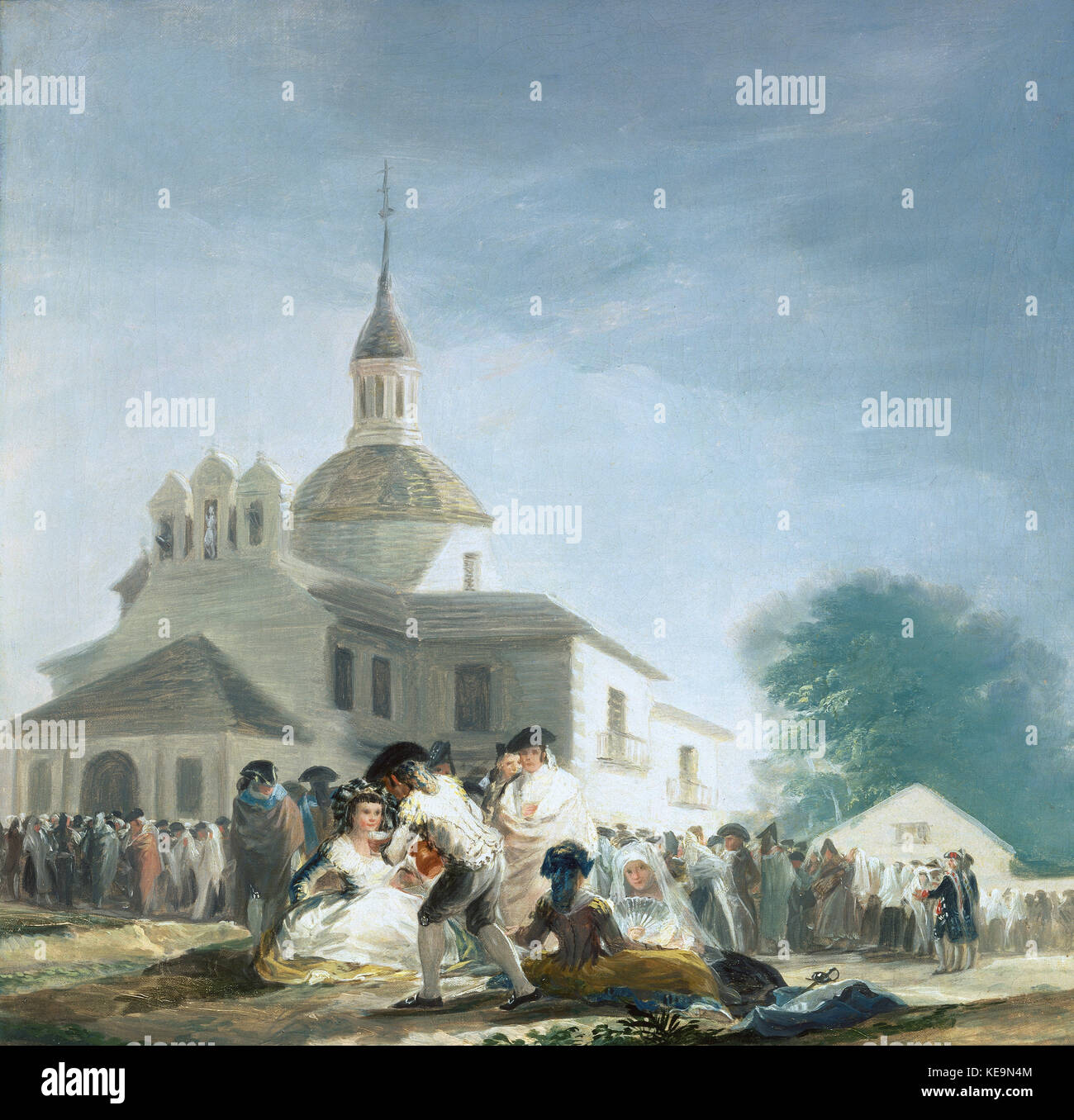 Die Einsiedelei des heiligen Isidor auf der Heiligen Festtag, Madrid, 1788 Stockfoto