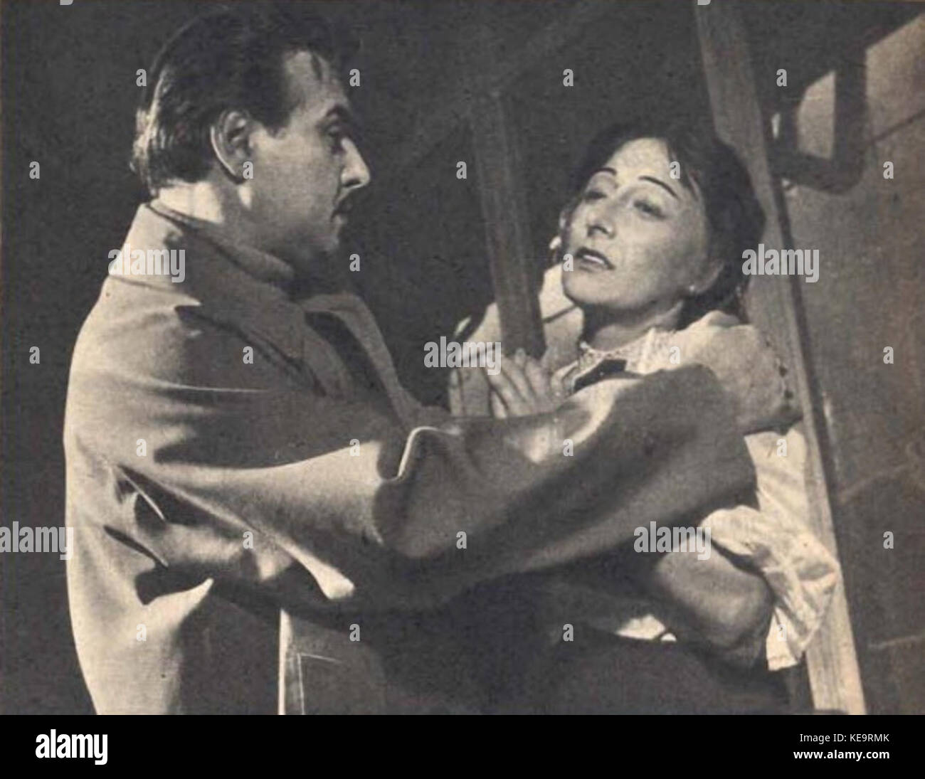 Gianni Santuccio und Lilla Brignone 1954 Stockfoto