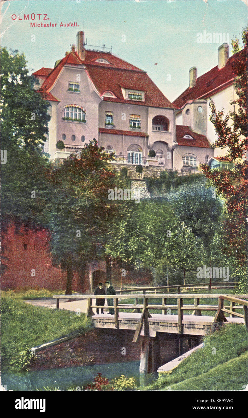 Villa Primavesi in Olomouc, historische Bild Stockfoto