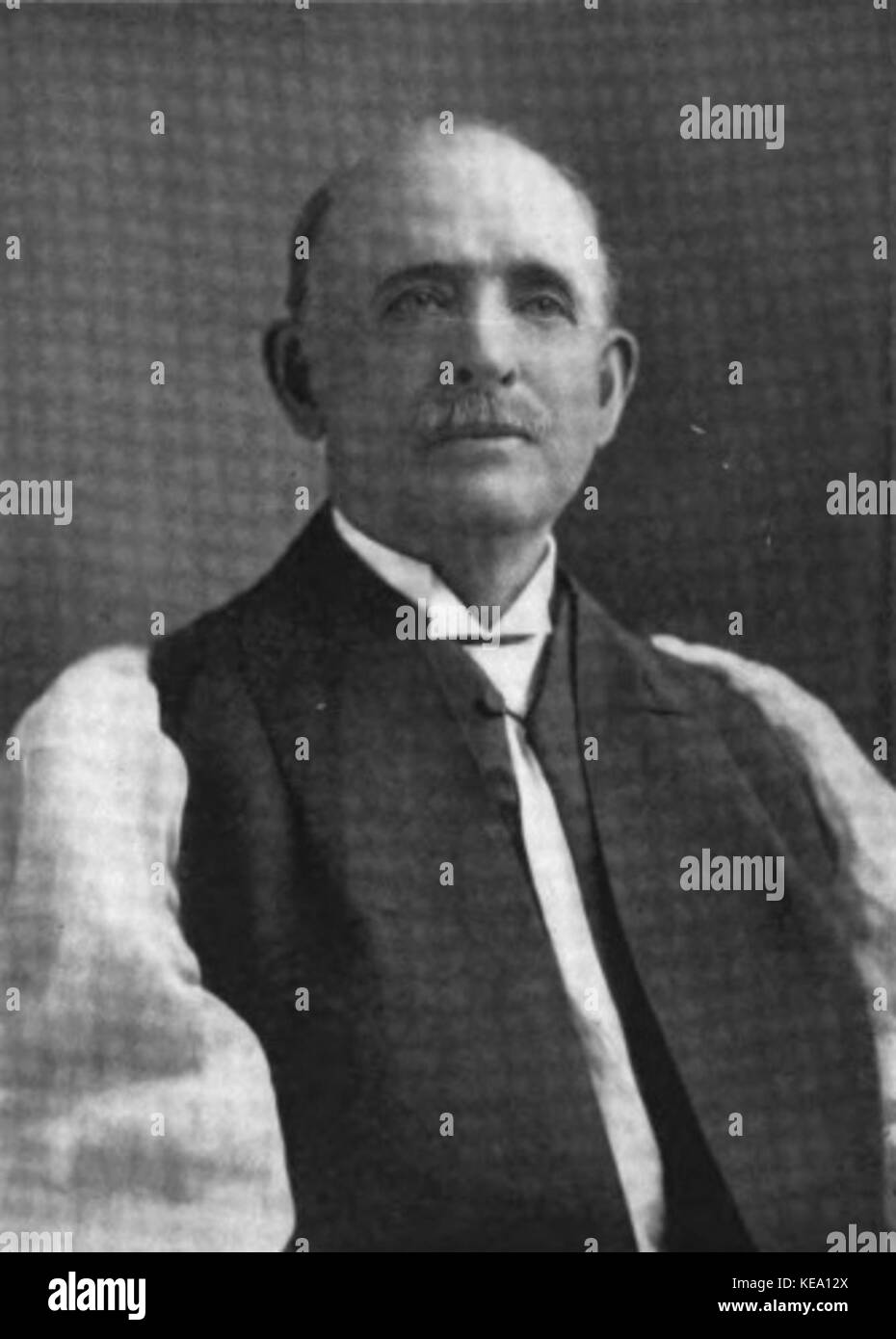 Die Rt. Pfarrer Alfred M. Randolph war eine einflussreiche religiöse Persönlichkeit und diente wahrscheinlich als Bischof oder Klerus in einer christlichen Konfession. Seine Arbeit und seine Beiträge wirkten sich auf die Religionsgemeinschaften aus. Stockfoto