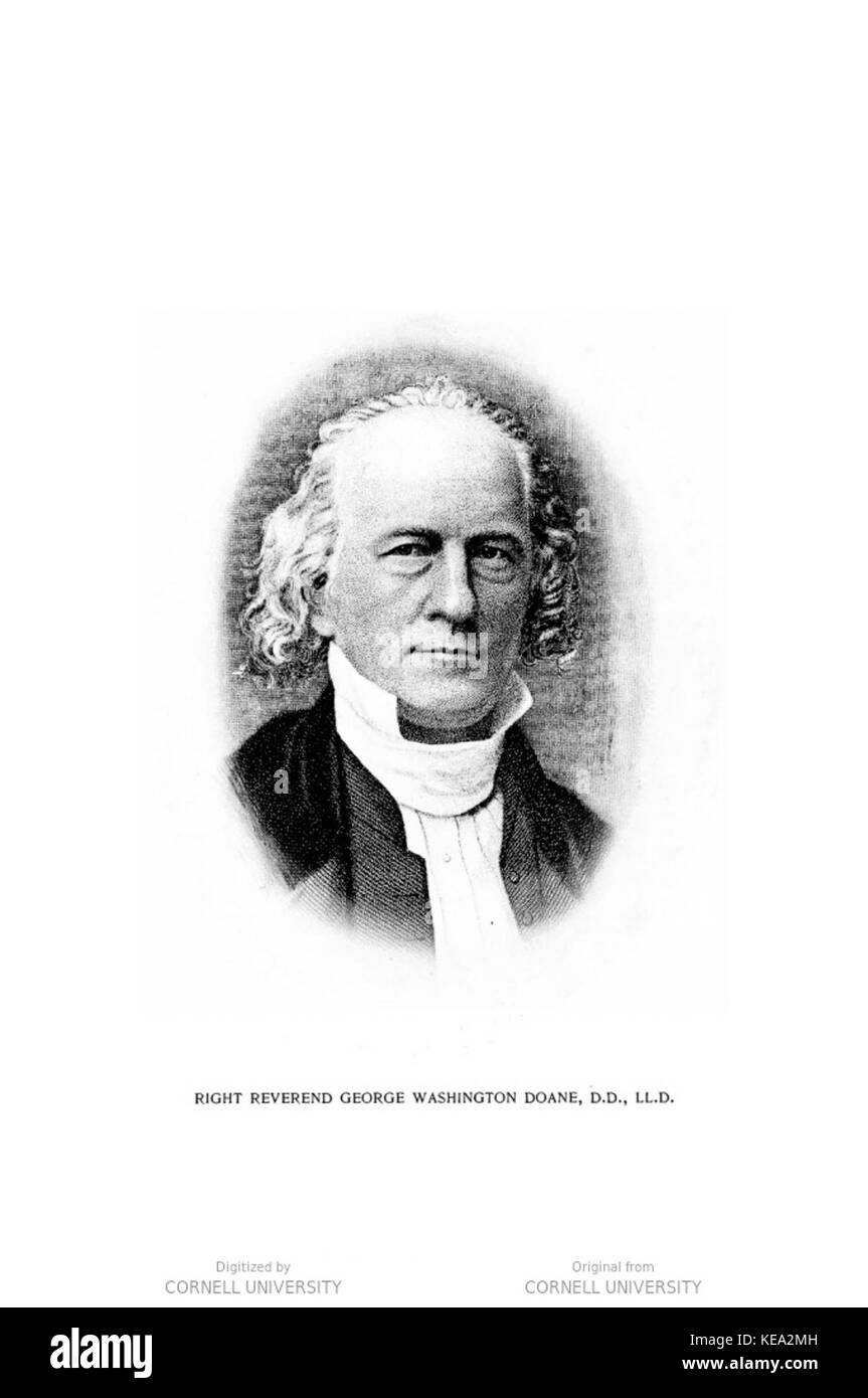 Die Rt. Pfarrer George Washington Doane Stockfoto