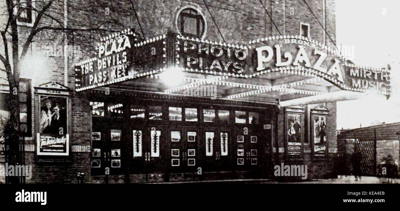 Des Teufels Pass Key (1920) Bronx Plaza Theatre, New York City Stockfoto