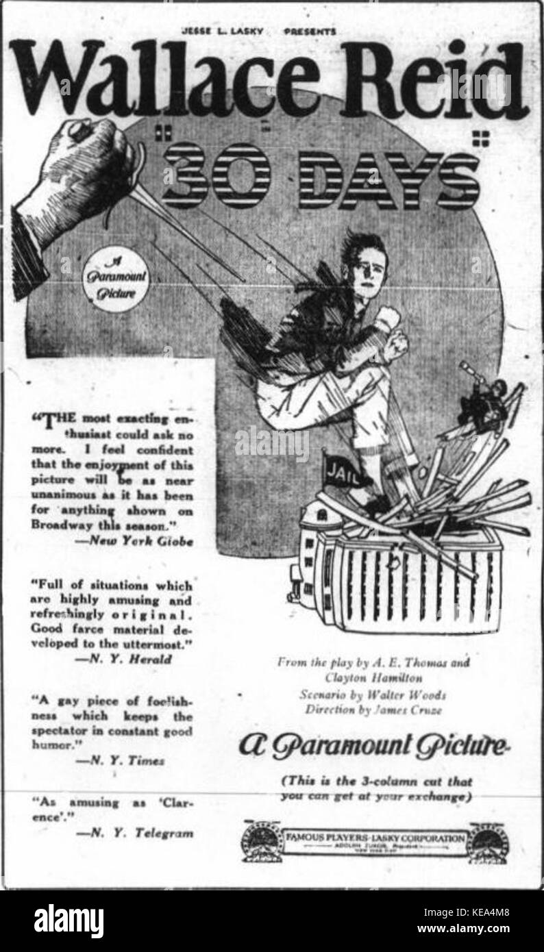 30 Tage (1922) (1) Stockfoto