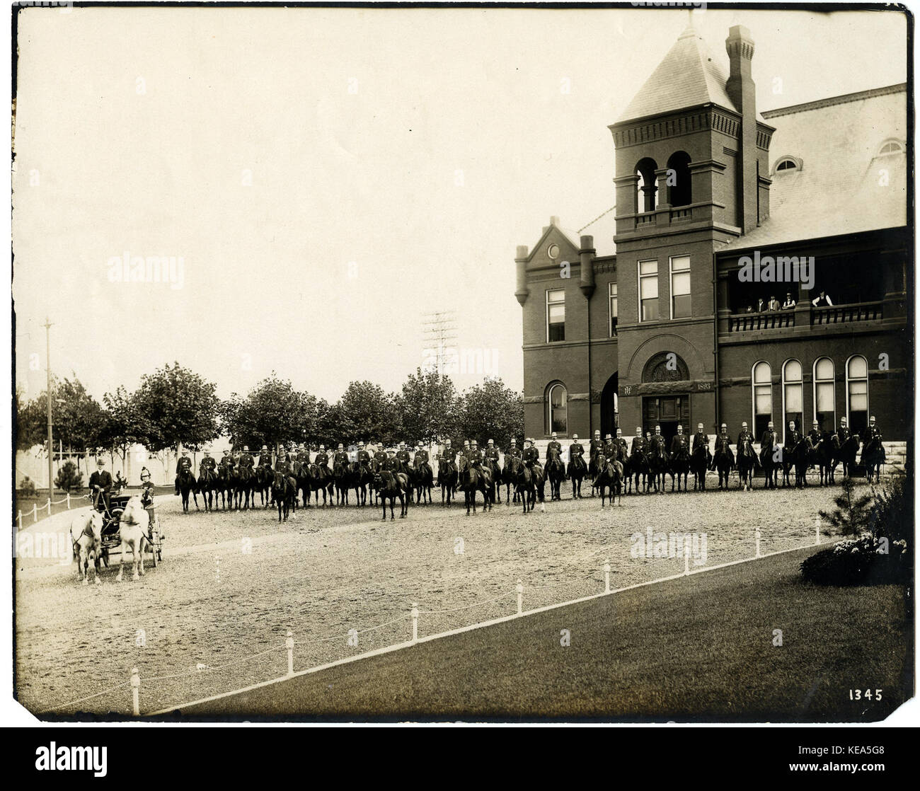 World's Fair Polizeipräsidium und Tag Platoon der berittenen Polizei Stockfoto