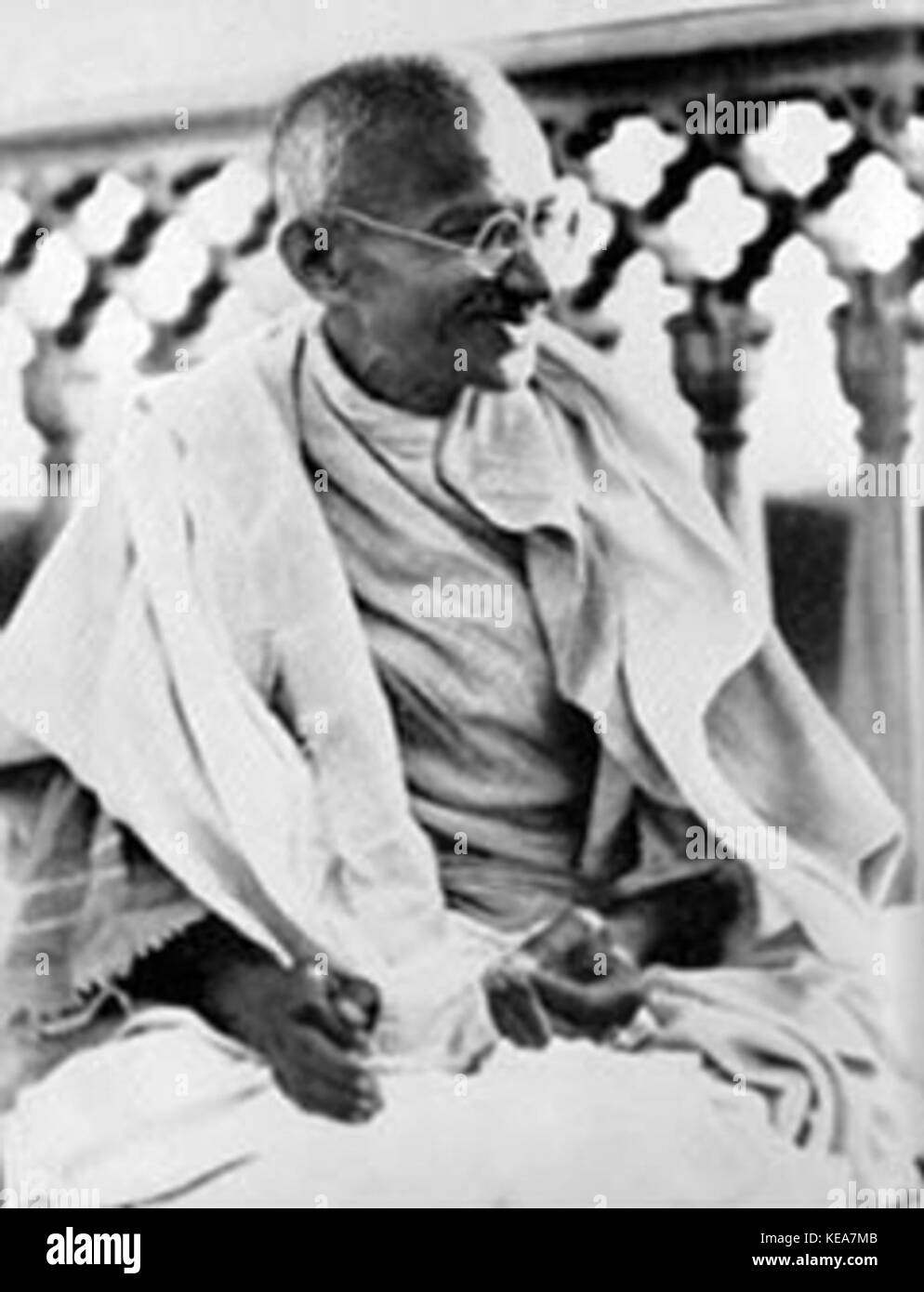 Gandhi Allahabad 1931 Stockfoto