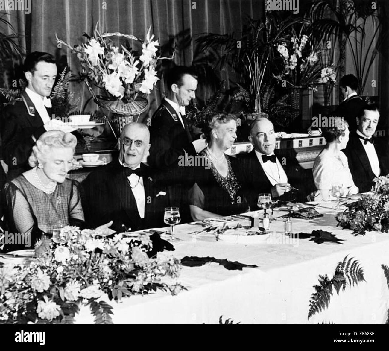 Prime Minister's Empfang im Chateau Frontenac während der Octagon Konferenz Stockfoto