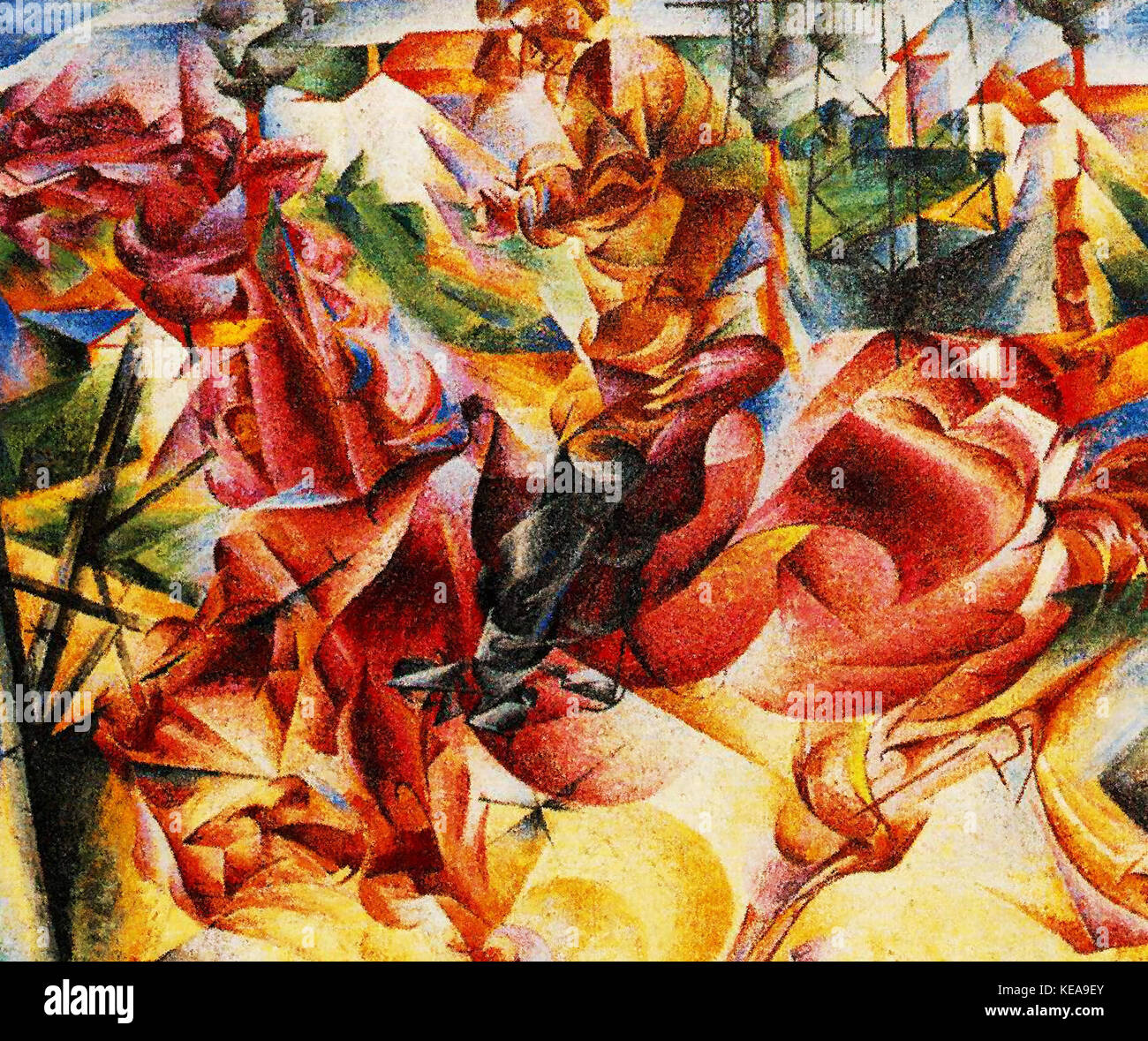 Umberto Boccioni Elastische Stockfoto